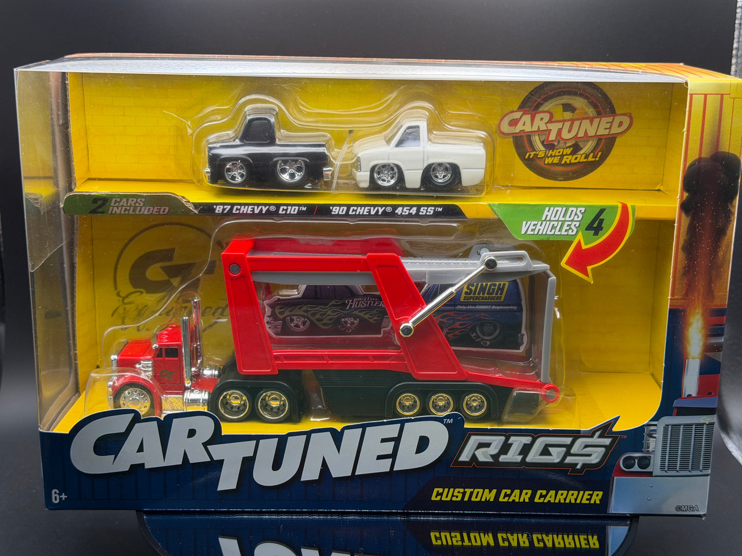 Car Tuned Rigs Custom Car Carrier ‘87 Chevy C10 & ‘90 Chevy 454 SS