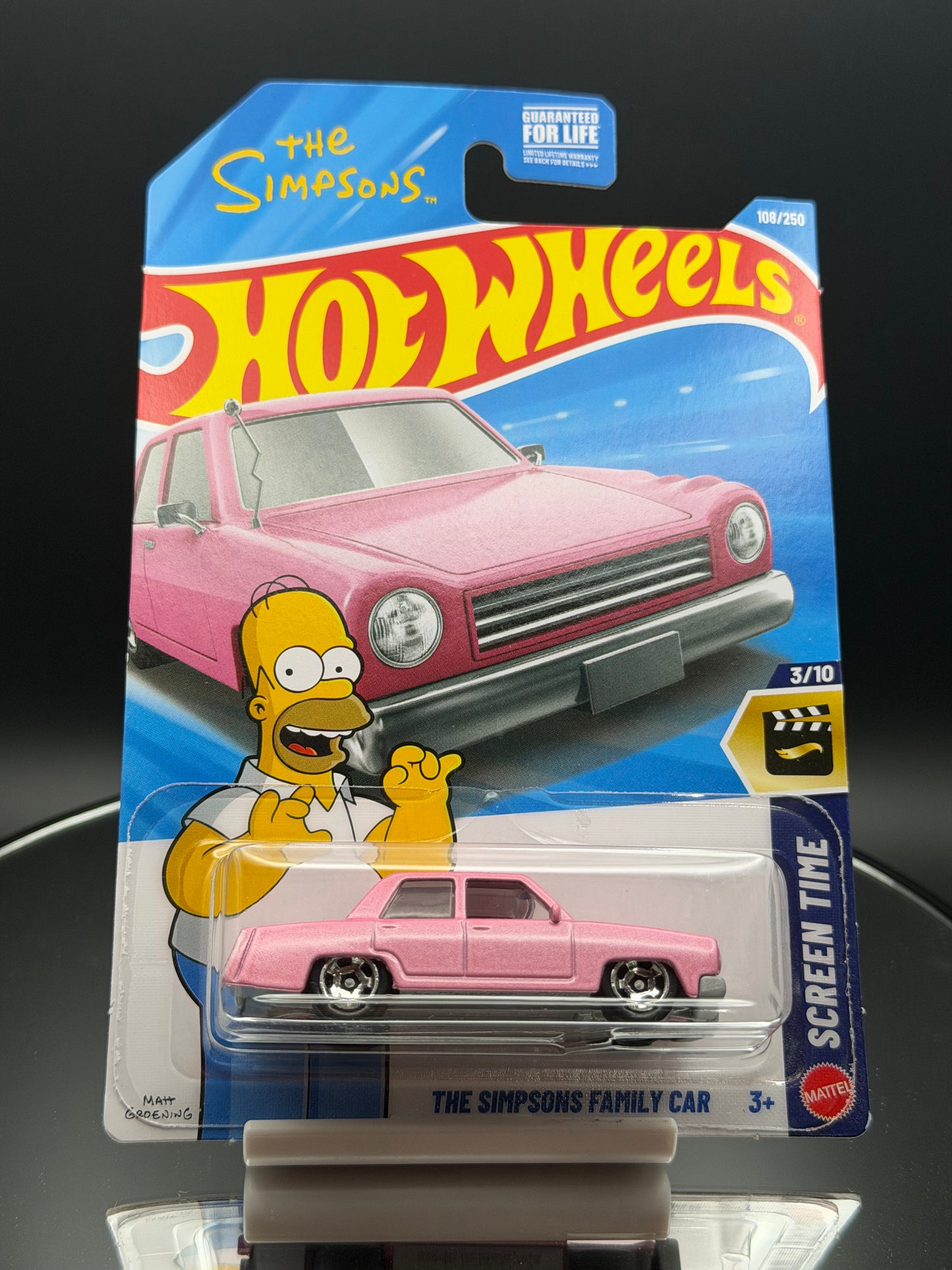 Hot Wheels 2026 The Simpsons Family Car – Pearl Pink | 108/250 Screen Time JJJ68