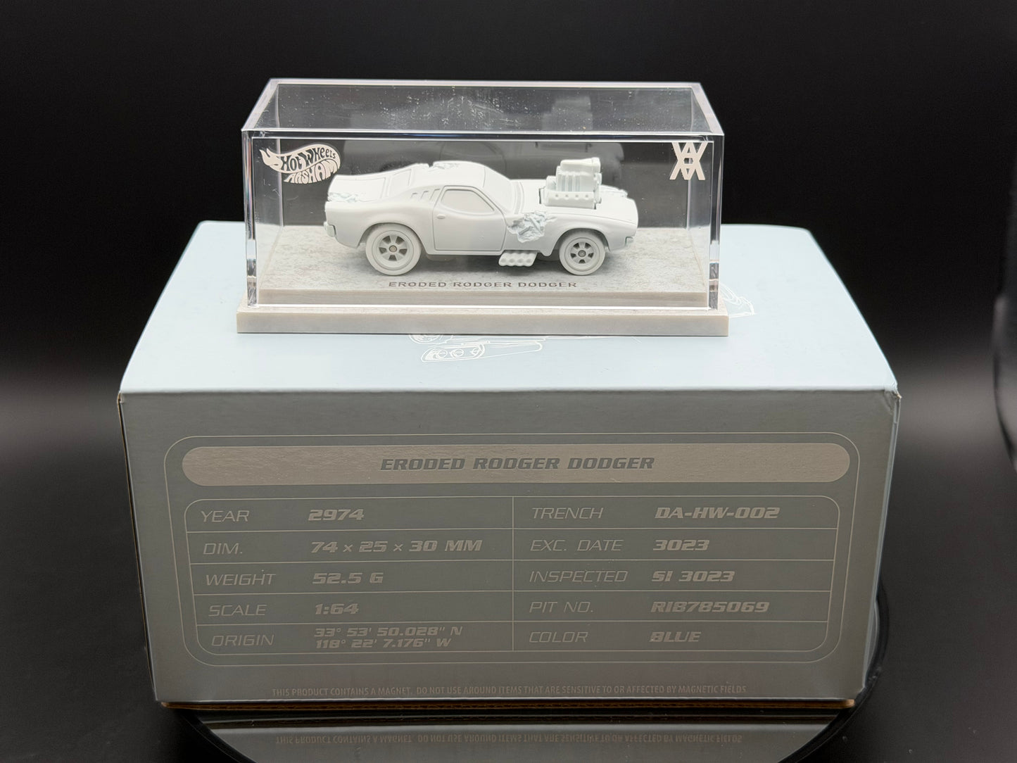 Hot Wheels x Daniel Arsham Eroded Rodger Dodger – HPJ28 | Opened