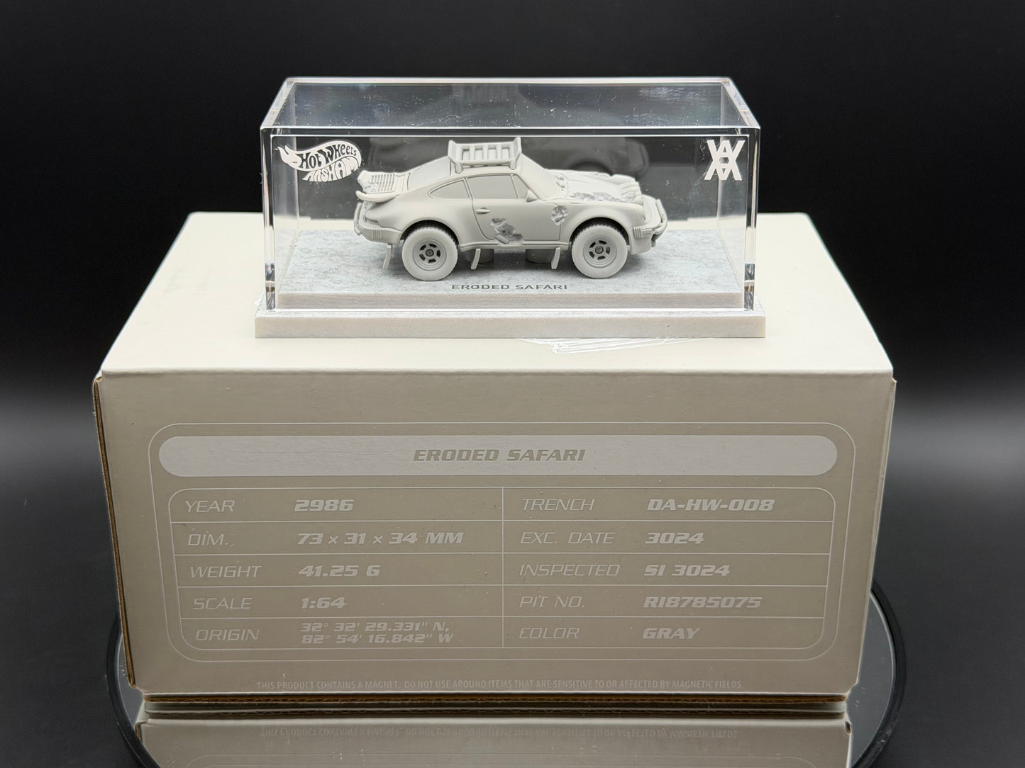 Mattel Creations Hot Wheels x Daniel Arsham Eroded Porsche Safari – HPJ31 Limited Edition
