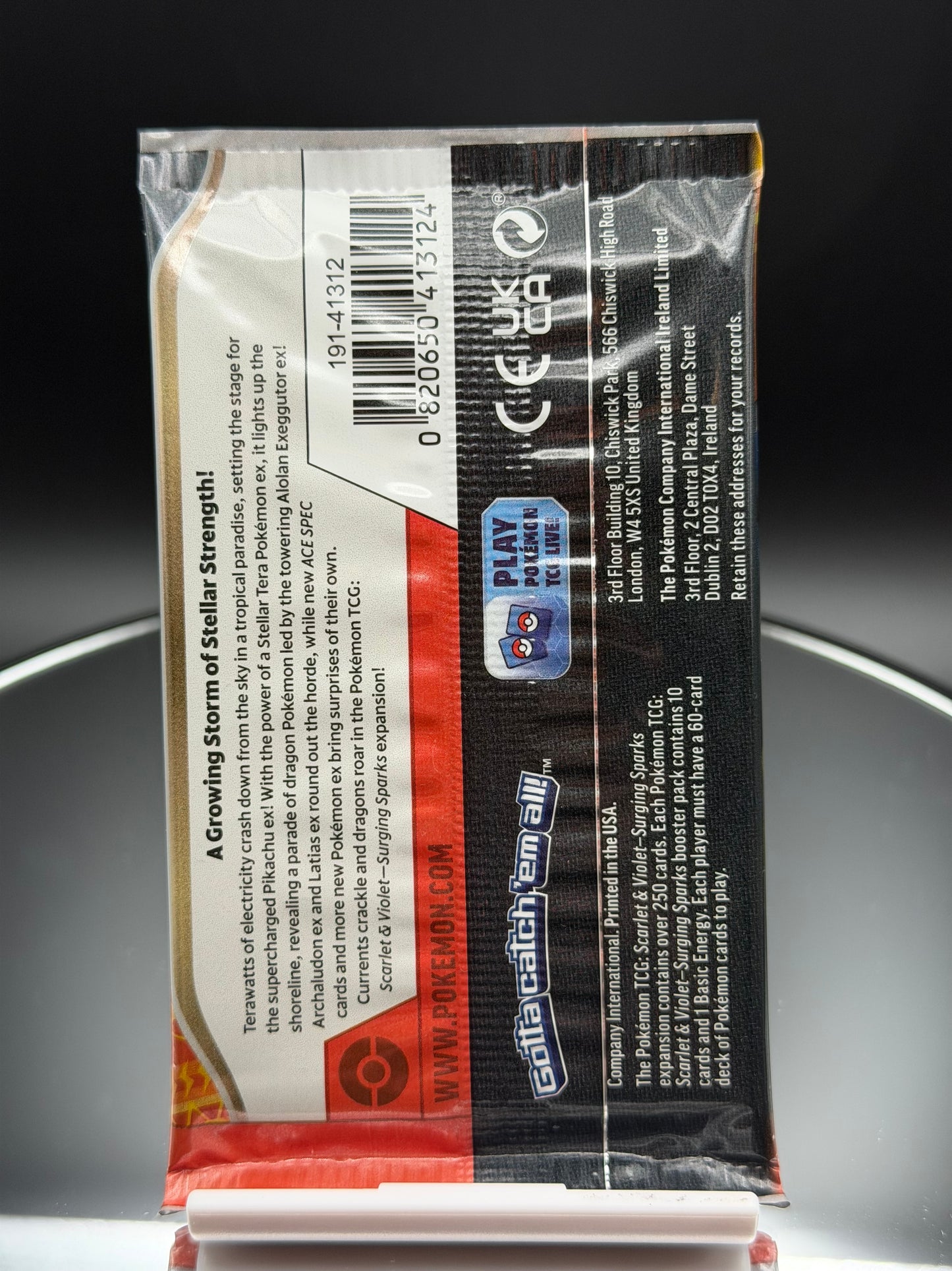 Pokémon TCG: Scarlet & Violet—Surging Sparks Booster Pack (10 Cards)